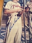Richie Ashburn Al Dark Auto Signed Early 8 x10  Color Photo