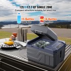 Portable Car Refrigerator Freezer Compressor Cooler 12l Single Zone For Car Home