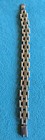 Vintage Taxco Mexico 925 Sterling Silver Mixed Metal Brass Link Bracelet Tf-05 -
