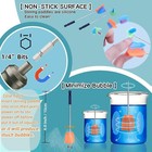 4 Pcs Resin Mixer Paddles For Resin Drill Epoxy Mixer Attachment Paint Stirrer