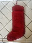 Vintage 3d Needlepoint Cat Christmas Stocking With Red Back 22  In 