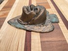 Starved Rock Illinois Vintage Indian Native Souvenir Copper Metal Wallhanger