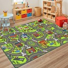 Upgrade Ultra Non Slip Kids Car Rug  Kids Road Playmat Rug For Toy Cars  Educ   