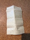 Vintage Handwritten Letter On Beige Paper - April 23  1922