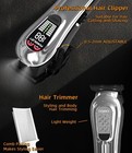 Wahl Usa Stainless Steel Lithium Ion 2 0  Beard Trimmer For Men  Electric Shaver