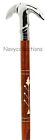 New Design Premium Anchor Head Handle Chromed Walking Sticks   Rosewood Crafted