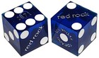 Double The Pleasure Authentic Casino Dice  2  Pairs Red Rock Las Vegas   Pouch