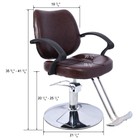 Pu Hair Salon Chair Styling Hydraulic Profession Barber Chair With Barber Cape