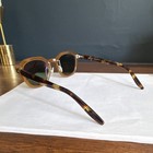Barton Perreira Tucker af  Round Tortoise Brown Frame Green Tinted Lenses