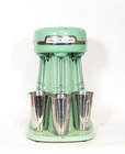 Vintage Hamilton Beach 40dm Country Store Milkshake Maker W all 3 Cups   Works