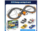 Slot Car Race Track Set Electric Powered Race Track Dual Racing Car Track Set