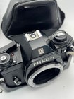 Nikon Em 35mm Slr Film Camera Body   Cf-11 Case     Shutter  Meter   Timer Working