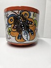 Hand-painted Mexican Talavera Pottery Planter Pot