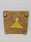 Vintage 1970s E l  Bruce Footed Chop Block 11  X 11  Made In Usa