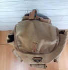 Vintage Rothco Backpack Mens Canvas Distressed Leather India Rucksack