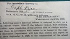 1926 Antique War Department Military General Orders No 97  Captain Luther Kice