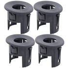 4pcs Black Rear Bumper Parking Aid Assist Sensor Bracket Bezel Housing