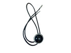 Scorpion Silver And Black Rodeo Animal Round Rodeo Cowboy Western Bolo Tie