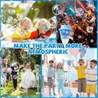 Led Bubble Machine Automatic Bubble Blower Toy For Kids Outdoor Party Wedding 