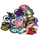 Nfl Sports Embroidered Team Logo Patch With Iron-on Backing