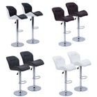 Bar Stools Set Of 2 Office Pub Swivel Adjustable Counter Dining Chair Pu Leather