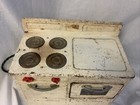 Vintage 1950s Little Lady Toy Metal Stove   Range Tested
