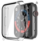 Pc Case Tempered Glass Screen Protector Compatible For Apple Watch 2 Pack 41 Mm