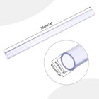 Clear Pvc Rigid Pipe 20mm 3 4     Id 25mm Od 14  High Impact  Clear Blue