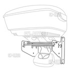 Pack Wall Mount Storage Rack For Harley Tour Pack Touring Road King Street Glide