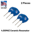 2pcs   4mhz 4 000mhz   3 Pins Ceramic Resonator   Crystal Oscillator   Us Ship