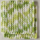 Handmade Set Of 2 Crochet Cotton Dish Cloths 8 x8  Inches  new 
