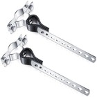 2 Pcs Universal Exhaust Hangers - Muffler Hanger Rv Style - Silver
