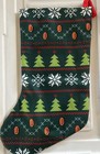 Nintendo Super Mario Bros  Retro Stocking - New  Free Shipping 