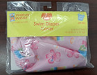 Iplay Water Wear Swim Diaper Cover Pullup Pink Floral Pampers Splashers 6-12mo