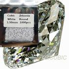 0 8 - 2 0 Mm Round Cubic Zirconia Loose Stones Vacuum  Great Quality Ship In U s