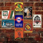 35 Pieces Reproduced Vintage Tin Signs  Gas Oil Advert Antique Metal Signs Fo   