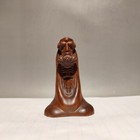 Vintage Buddha Antique Wood Carved Figures Gift Wooden Dharma Statue Carving