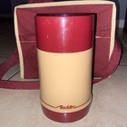Vintage Aladdin Thermos With Lunch Bag Pint Wide Mouth W  Lid Cup