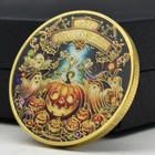 Happy Halloween Gold-plated Challenge Coin Collectible Souvenir Gift Medal