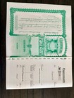 Original Vintage Blank Stock Certificate   G Way Farms Inc   Missouri   100  6