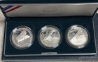 1994 Us Veterans Commemorative Proof Silver Dollars   3 Coin Set 