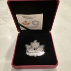 2016 Maple Leaf Silhouette Canada Geese  10 Pure Silver Proof Coin With Coa 