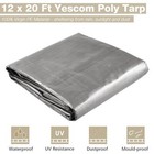 12x20 Heavy Duty Poly Tarp Canopy Tent Cover Shelter Reinforced Tarpaulin 10mil