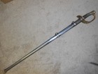 Napoleon Waterloo French An Xiii Heavy Cavalry Cuirassier Sword W scabbard 1814