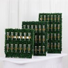 3 Green Boxwood Champagne Display Stand Party Events Decorations