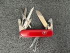 Victorinox Huntsman Red Cellidor Old Shield Cross 91mm Vintage Swiss Army Knife