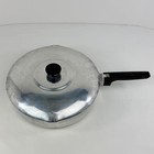 Vintage Wagner Ware Magnalite Chicken Fryer 11 5  Frying Pan Double Spout 4570-p