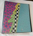 Vintage Retro 1980s Style Trapper Keeper Binder Mead W  2 Folders New Portfolio 