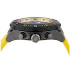 Invicta Men Aviator 50mm Quartz Chronograph Yellow gunmetal Tone Silicone Watch