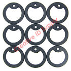 500 Pcs Military Army Dog Tag Silencer Silicone rubber Silencers Black Color
